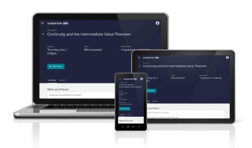 Knewton online education app