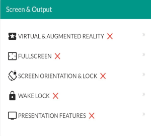 Mobile website vs mobile app: IOS Safari screen and output