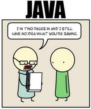 Verbosity of java