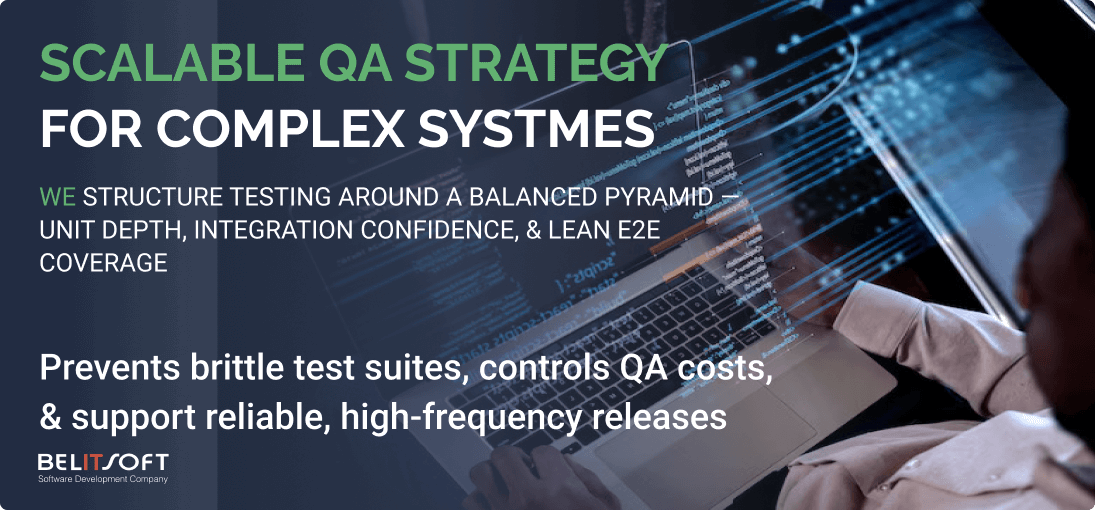 Unit Testing Scalable QA Strategy for Complex Systems