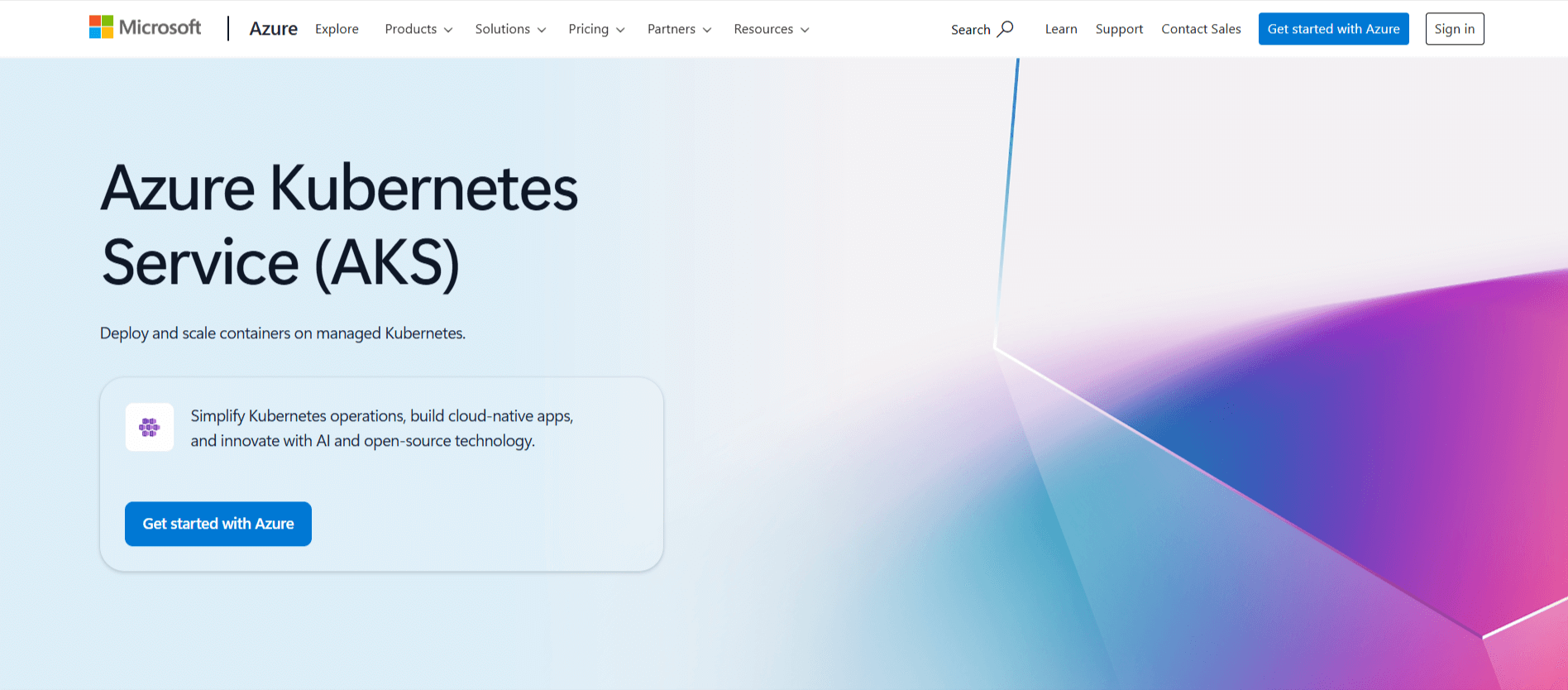  Services for NET Developers Azure Kubernetes Service 