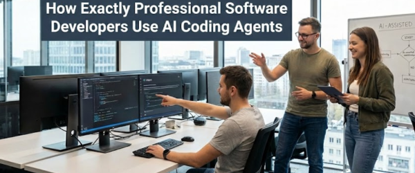 How Exactly Professional Software Developers Use AI Coding Agents
