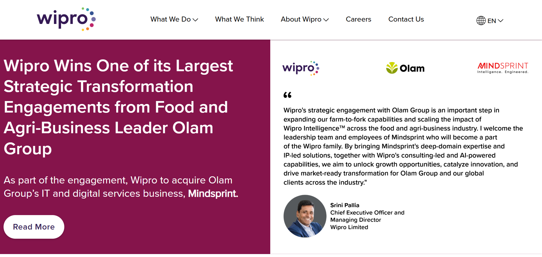 Wipro software development company